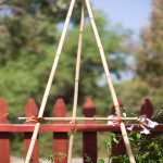 Garden things connects teepee
